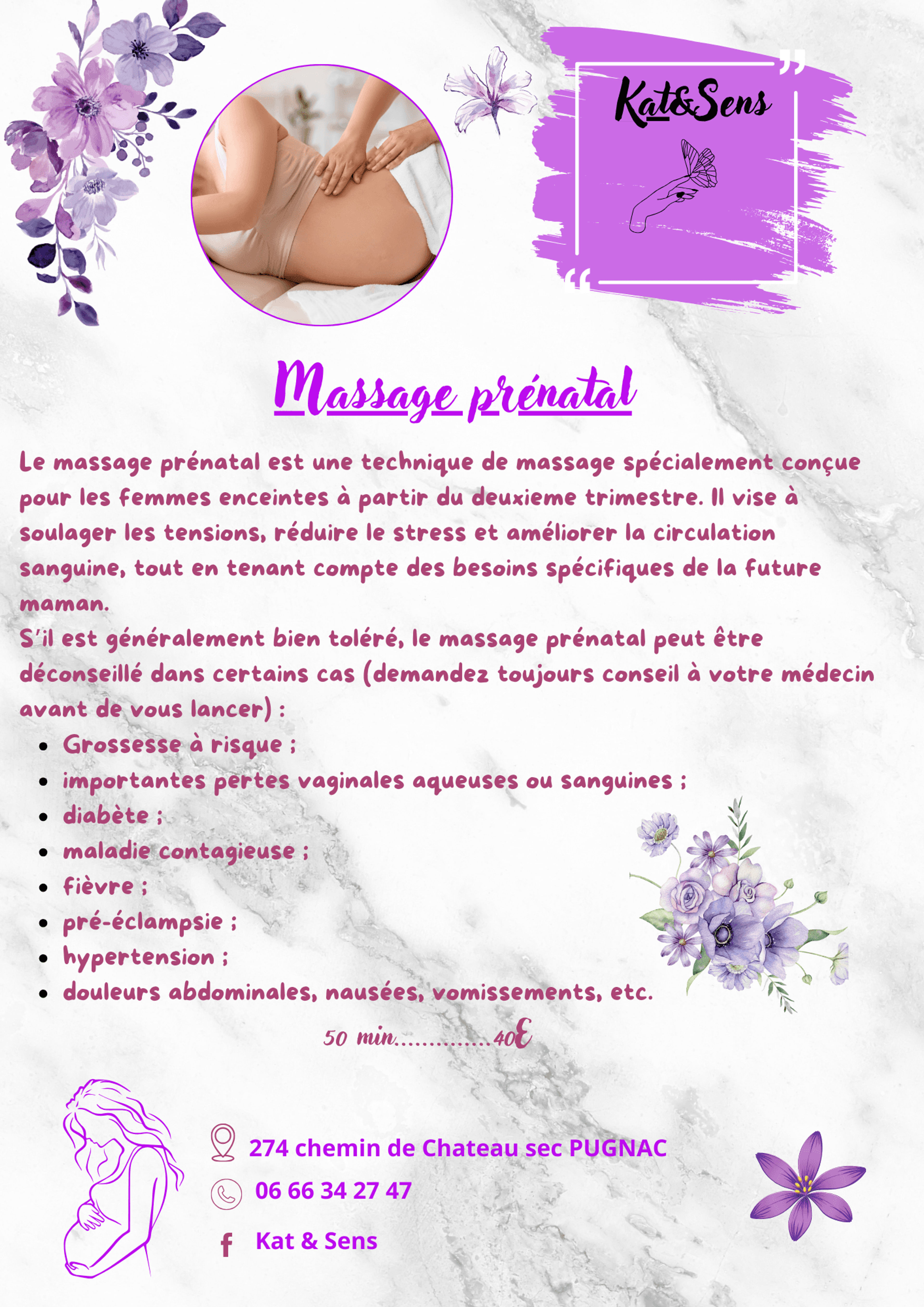Massage prénatal