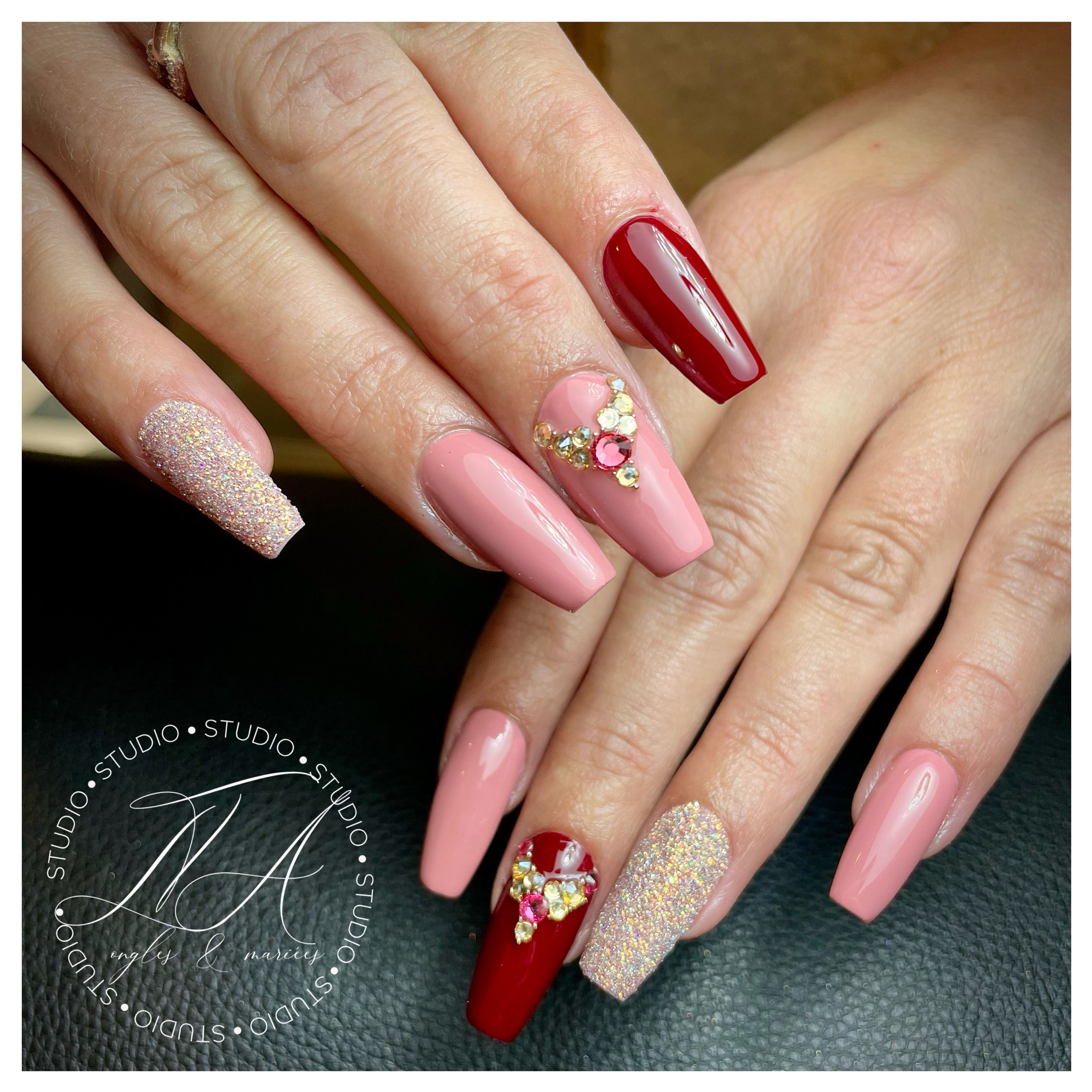 Remplissage ongles long + nail art*