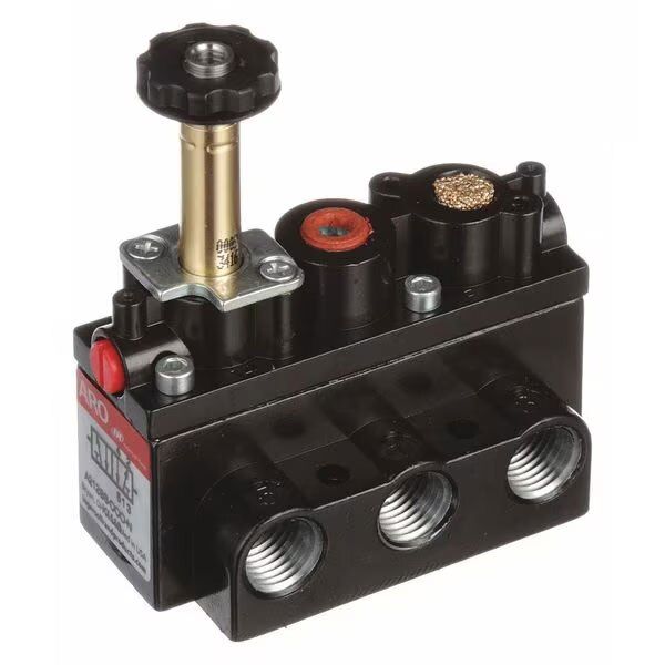 A212SS-000-N | Air Control Valve, 1/4'', solenoid/spring, 4-way, body ported/2-Position, Urethane, No Coil image 1