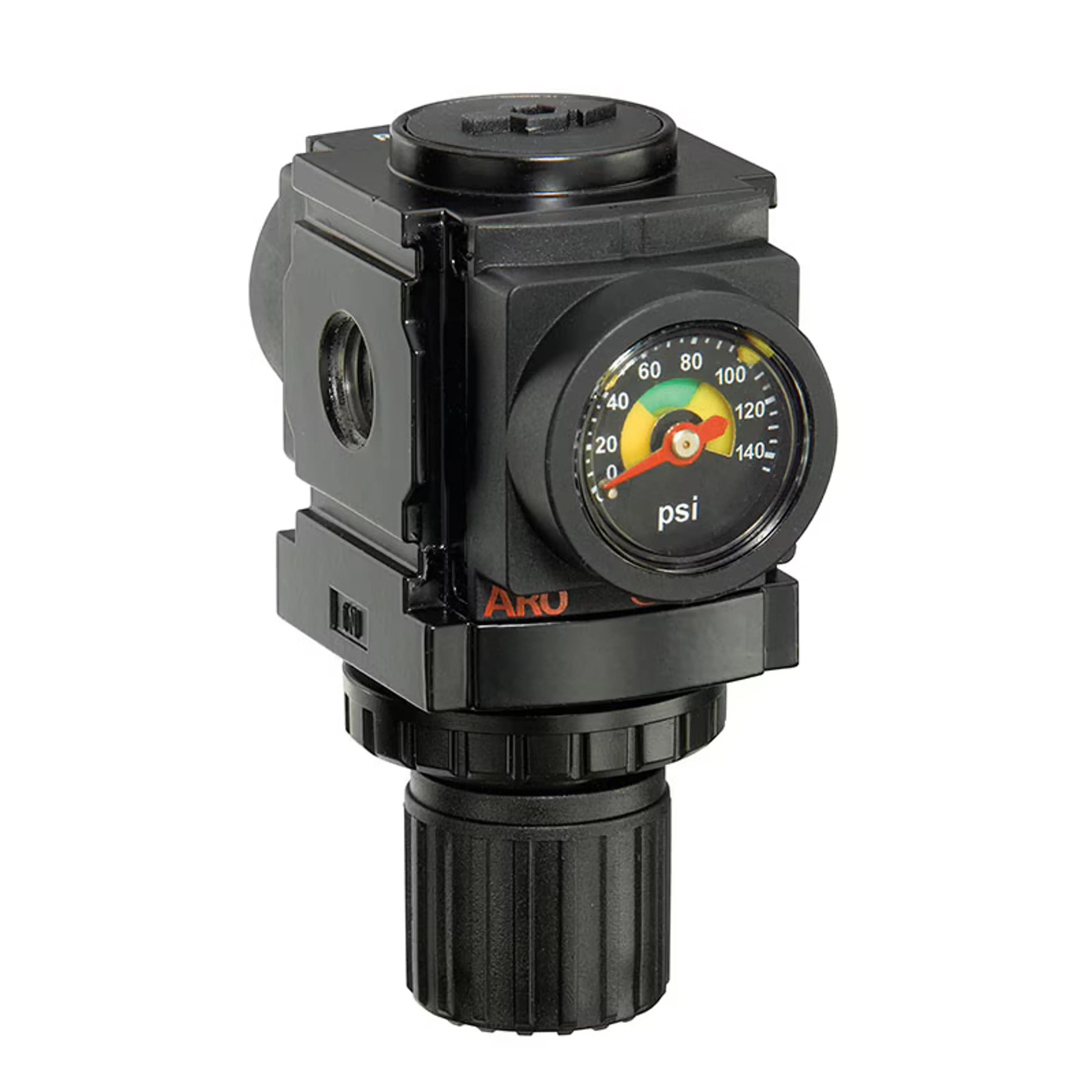 R37111-100 | Air Regulator, 1/8'' NPT, 140 psi, No Gauge, Relieving