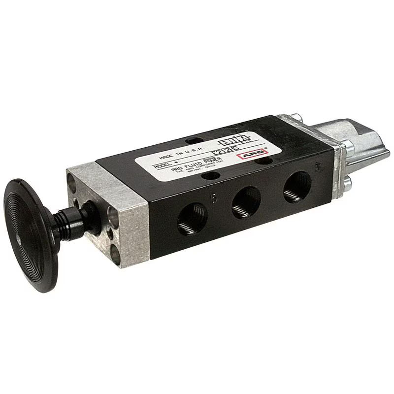 5030-21 | Air Control Valve, 3-way, 1/8'' side ports, Palm button/pilot image 1
