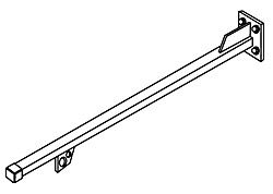 AW3F | Fixed Boom Wall Mount 3 Ft Lon image 1