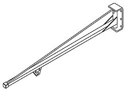 AW6S | Wall Mounted 6 Ft Swinging Jib image 1