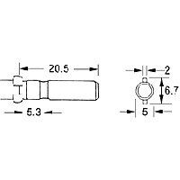 AS160E5 | #1 Phillips Bit, 5mm Round Shank image 1