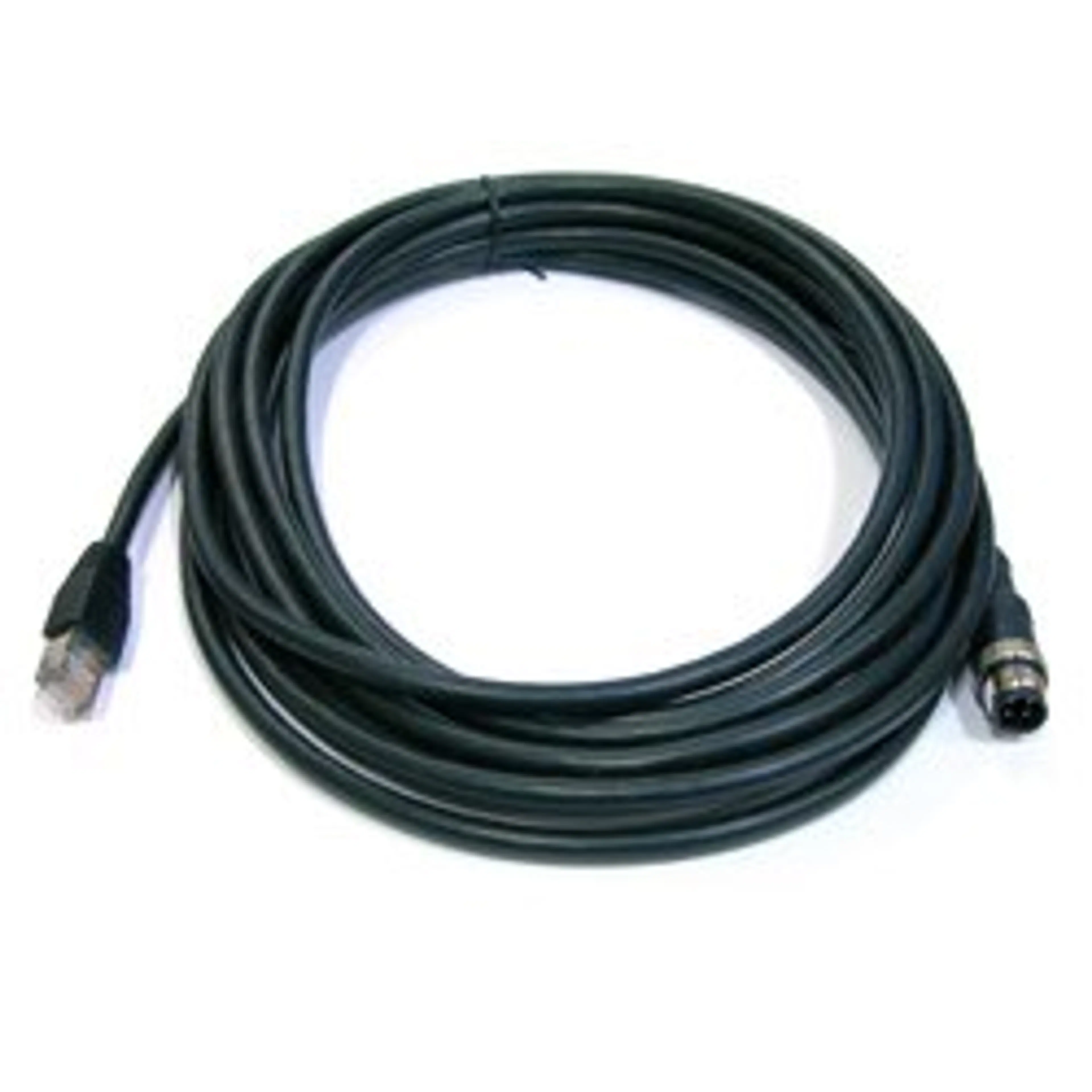 CB-M12D4PM-RJ45-5M | M12 D Code 4P Male to RJ45 Cable