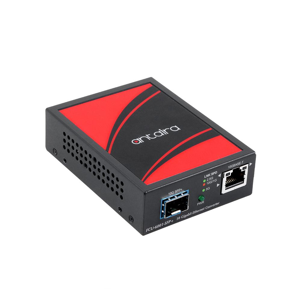 FCU-6001-SFP+ | 10G/5G/2.5G/1G Copper to 10GBASE-X SFP+ Media Converter image 1