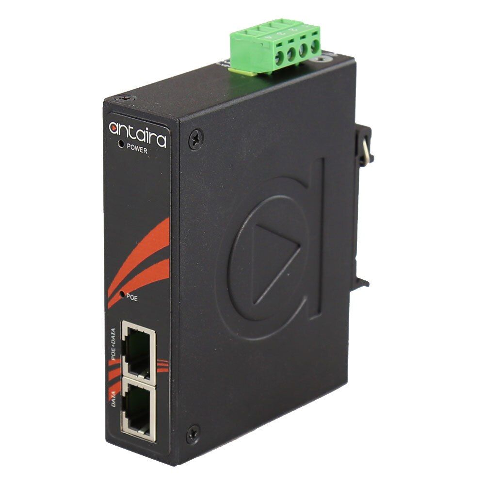 INJ-C200G-bt-T | Industrial Gigabit IEEE 802.3bt Type 4 4PPoE Injector image 1