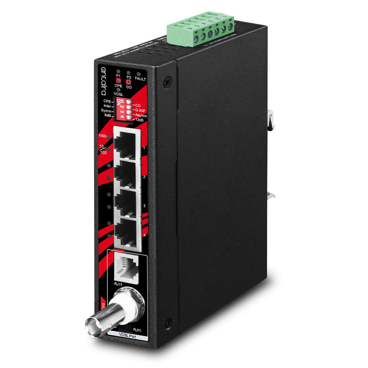 IVC-4011-T-V2 | IP30 Industrial Ethernet Extender image 1
