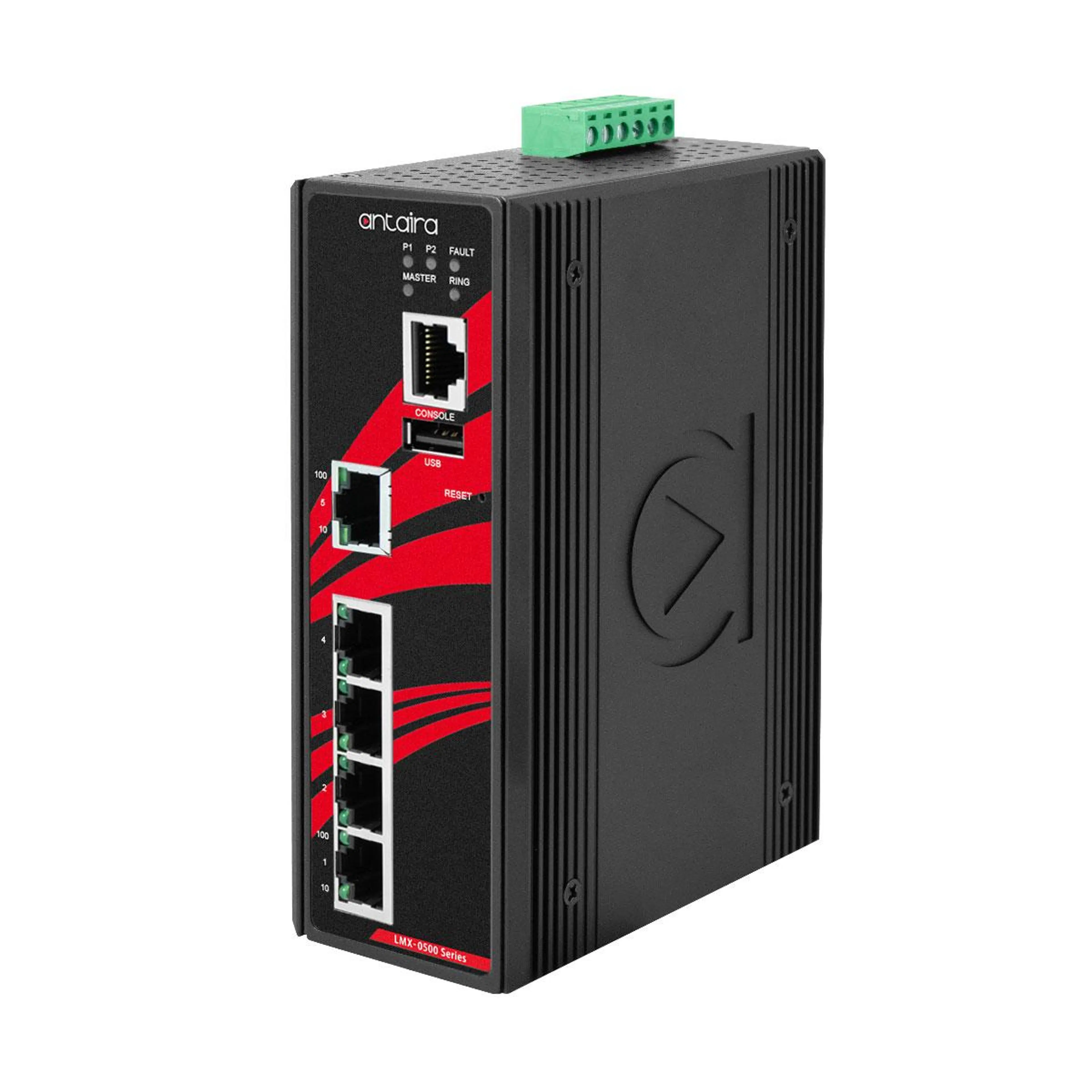 LMX-0500-T-V2 | 5-Port Industrial Managed Ethernet Switch