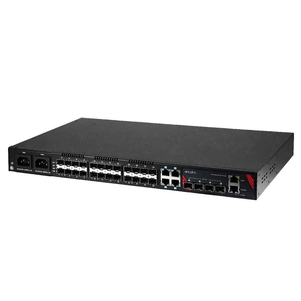 LMX-3228G-10G-SFP-AC | 32-Port Industrial Gigabit Managed Ethernet Switch image 1