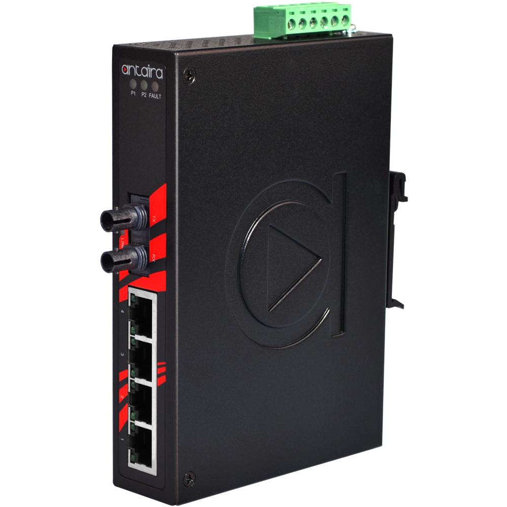 LNX-0501-ST-M-T | 5-Port Industrial Unmanaged Ethernet Switch image 1