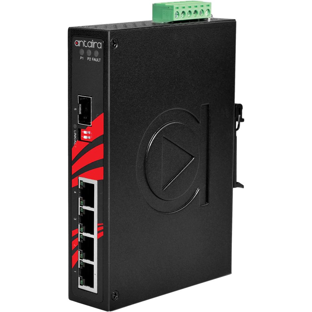 LNX-0501G-SFP-T | 5-Port Industrial Unmanaged Ethernet Switch image 1