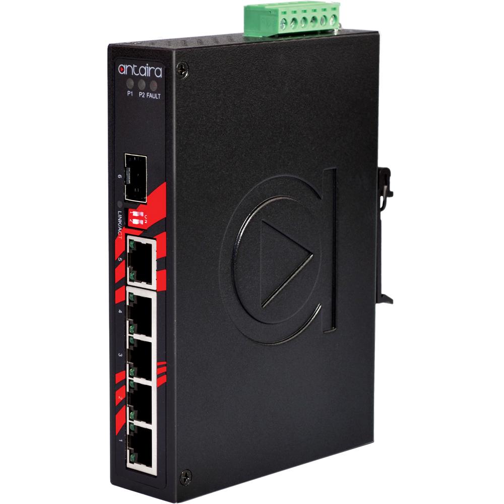 LNX-0601G-SFP-T | 6-Port Industrial Unmanaged Ethernet Switch image 1