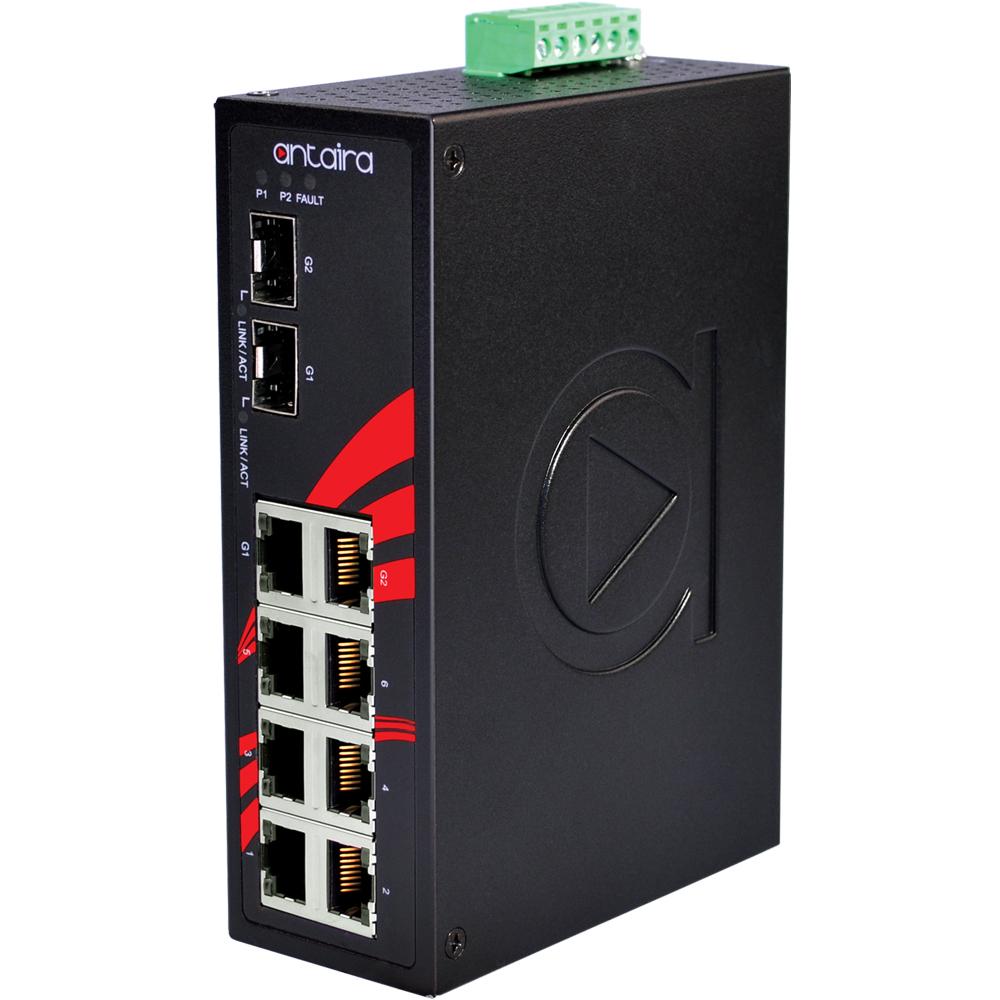LNX-0802C-SFP-T | 8-Port Industrial Unmanaged Ethernet Switch image 1