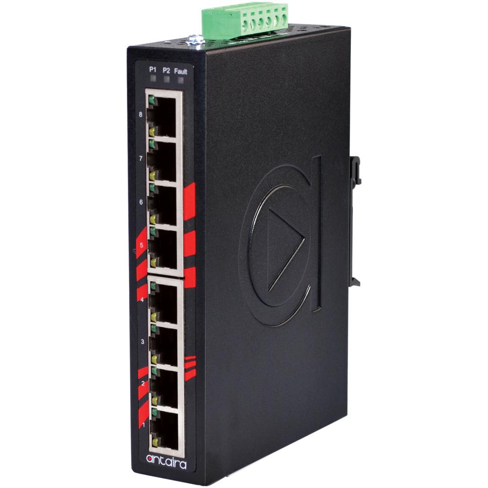 LNX-800A-T-CC | 8-Port Slim Industrial Ethernet Switch image 1