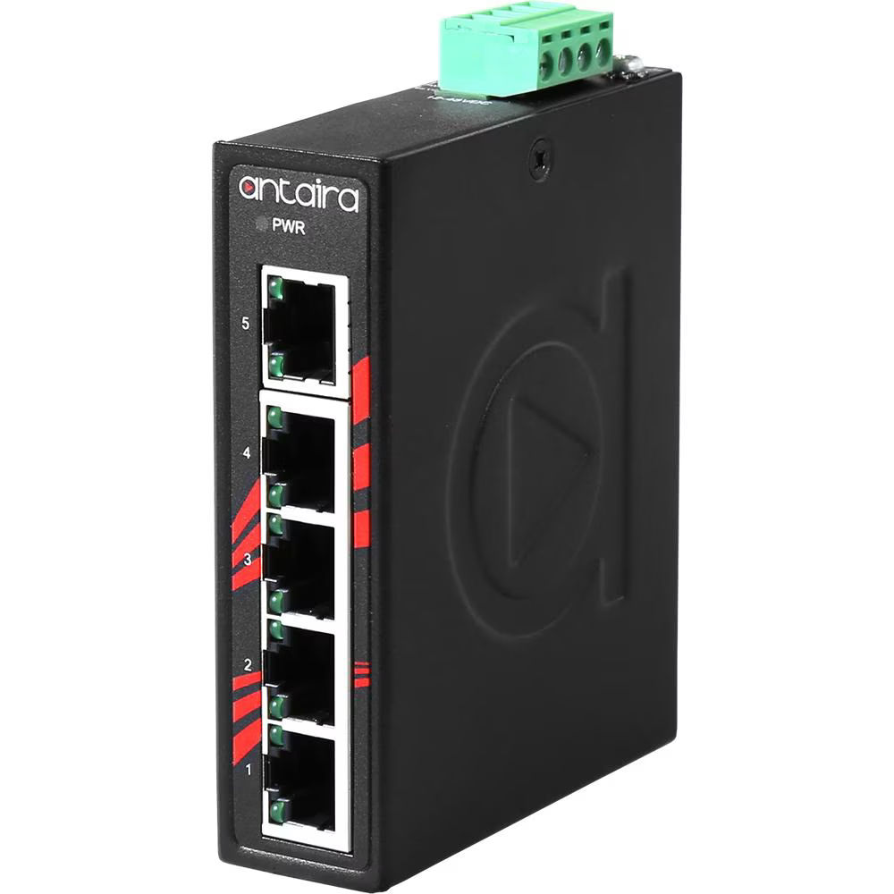LNX-C500 | Compact 5-Port Industrial Unmangaed Ethernet Switch image 1