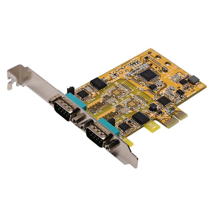 MSC-202C-SI | 2-Port RS232/422/485 PCI Express Card w/Surge and Isolation image 1