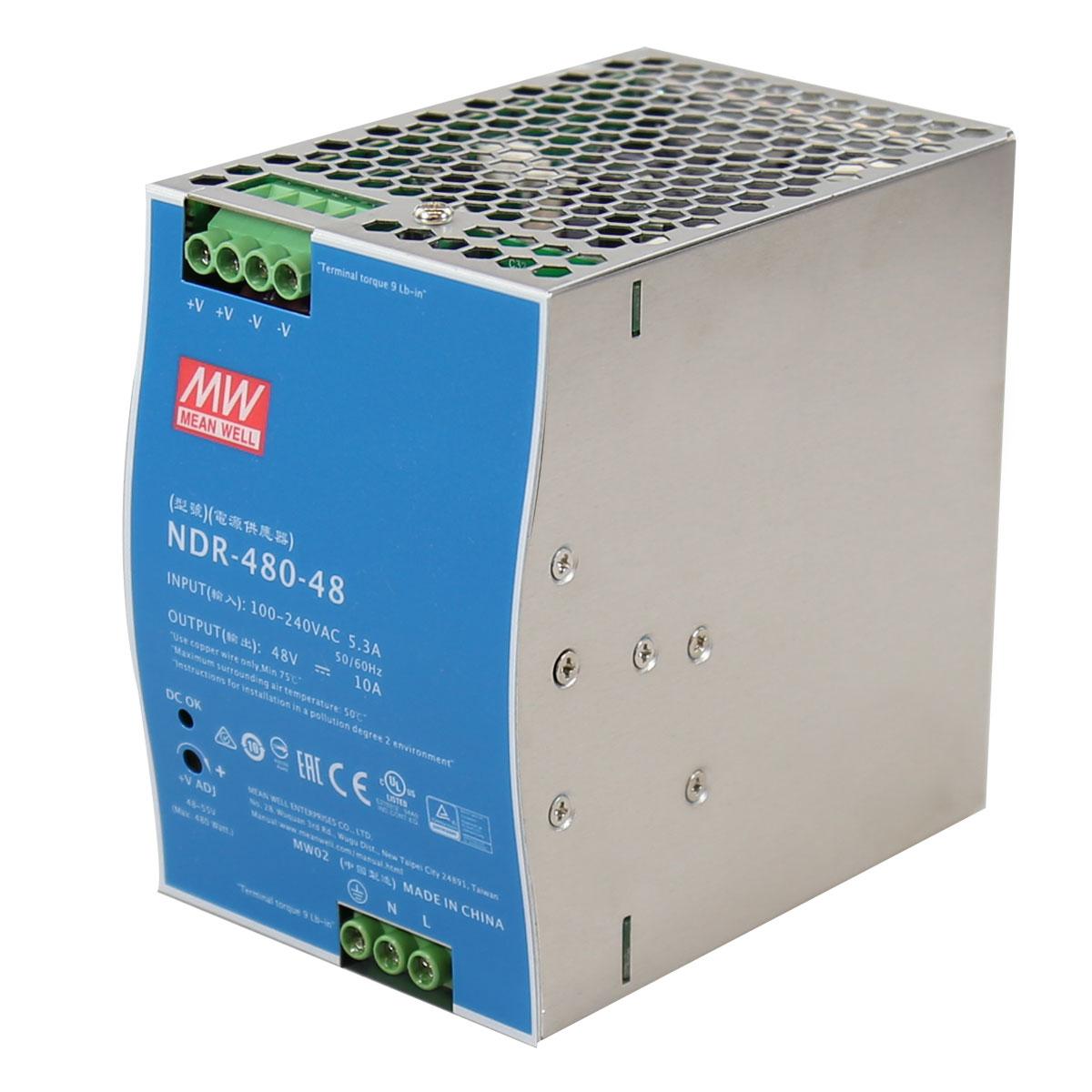 NDR-480-48 | 480 Watt 48 VDC Industrial Power Supply image 1