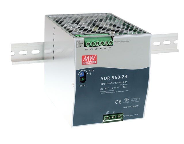 SDR-960-48 | 960W Industrial Power Supply with PFC Function image 1