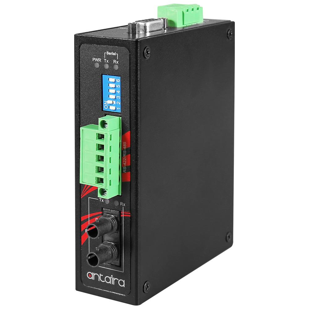 STF-401C-TM02-T | Industrial Compact RS-232/422/485 To Fiber Converter image 1