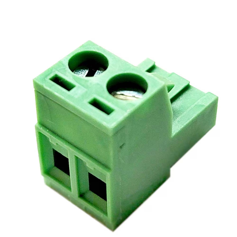 TB-2P-Male | 2-Pin Green Terminal Block image 1