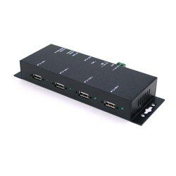UTE-404K | 4-Port USB2.0 to Gigabit Ethernet Adapter image 1