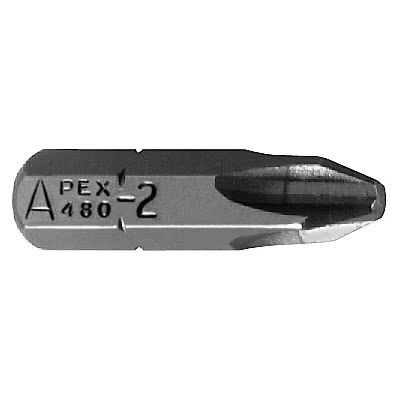 Apex 1/4'' Phillips ACR insert bits image 1