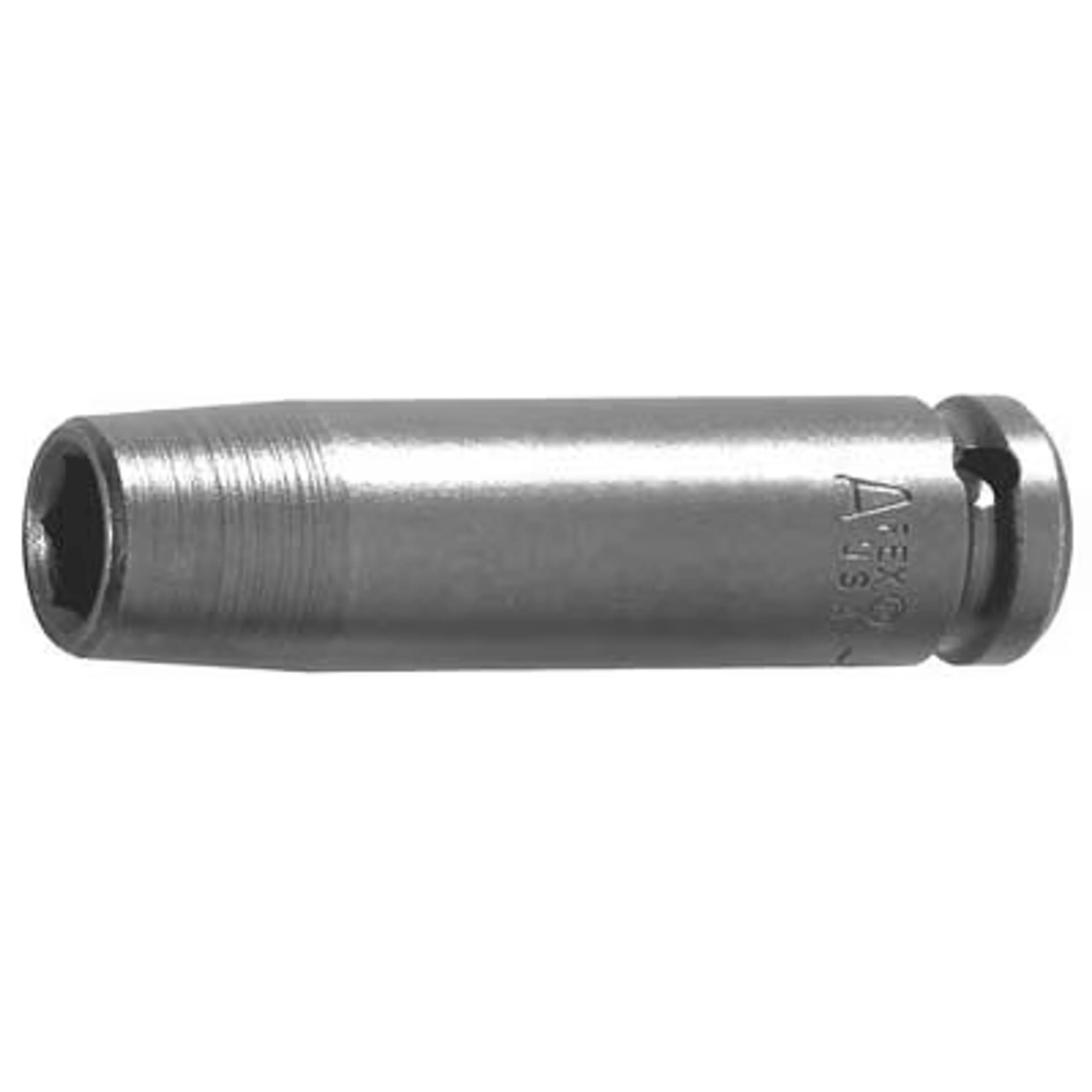 10MM25 | 1/2'' Sq. Long Impact Socket, 10mm, 6 pt, Metric