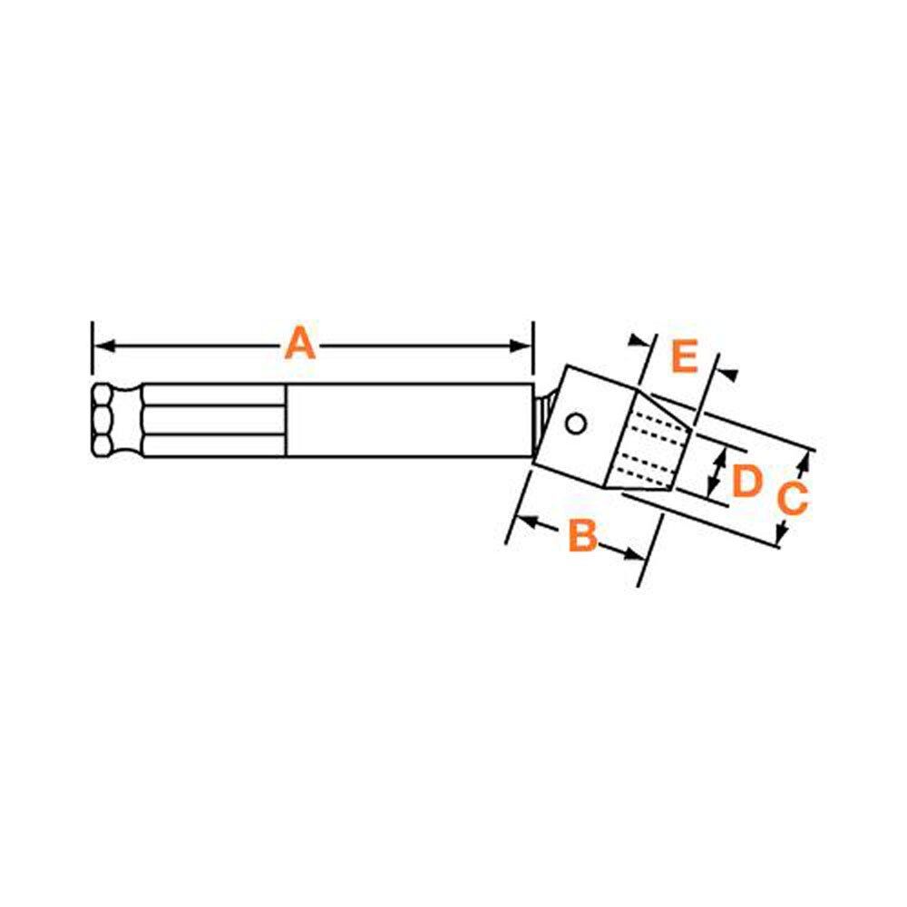 KS-26-3 | unv wrnch standard 1/4 male he image 1