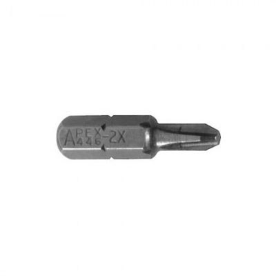 446-2-PZDX | 1/4 in. Limited Clearance Pozidriv Insert Bit, #2, 1 in. image 1