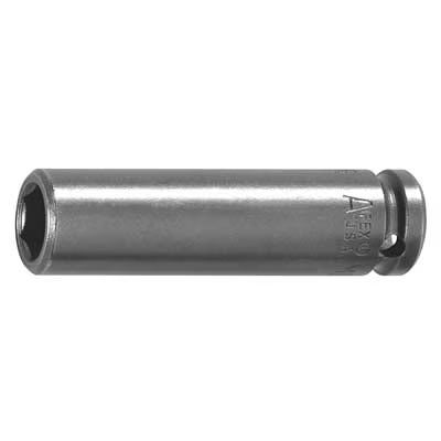 11MM23-D | 3/8'' Sq. Long Impact Socket, 11mm, double hex, Metric image 1