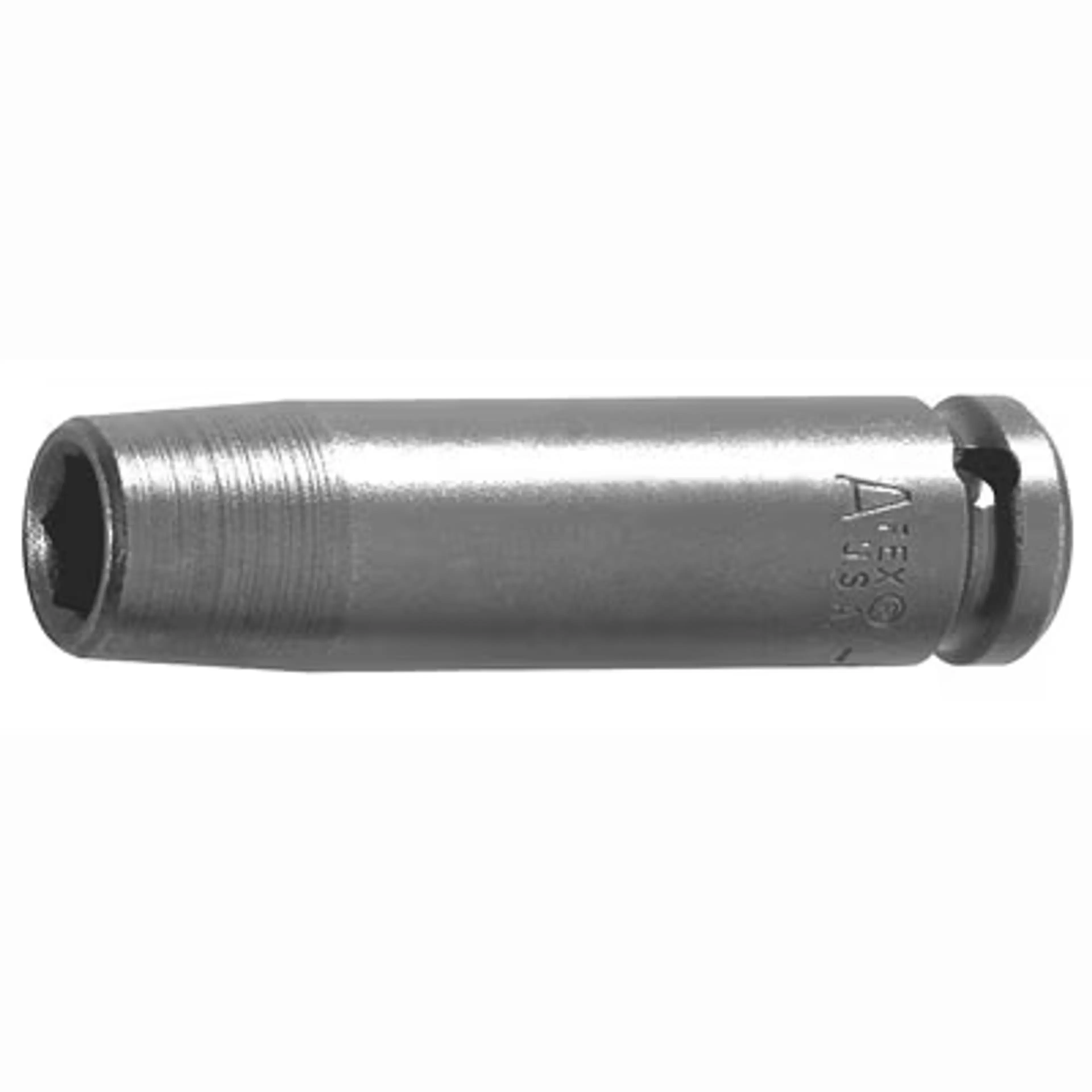 3208 | 3/8'' Sq. Long Impact Socket, 1/4'', 6 pt, SAE,