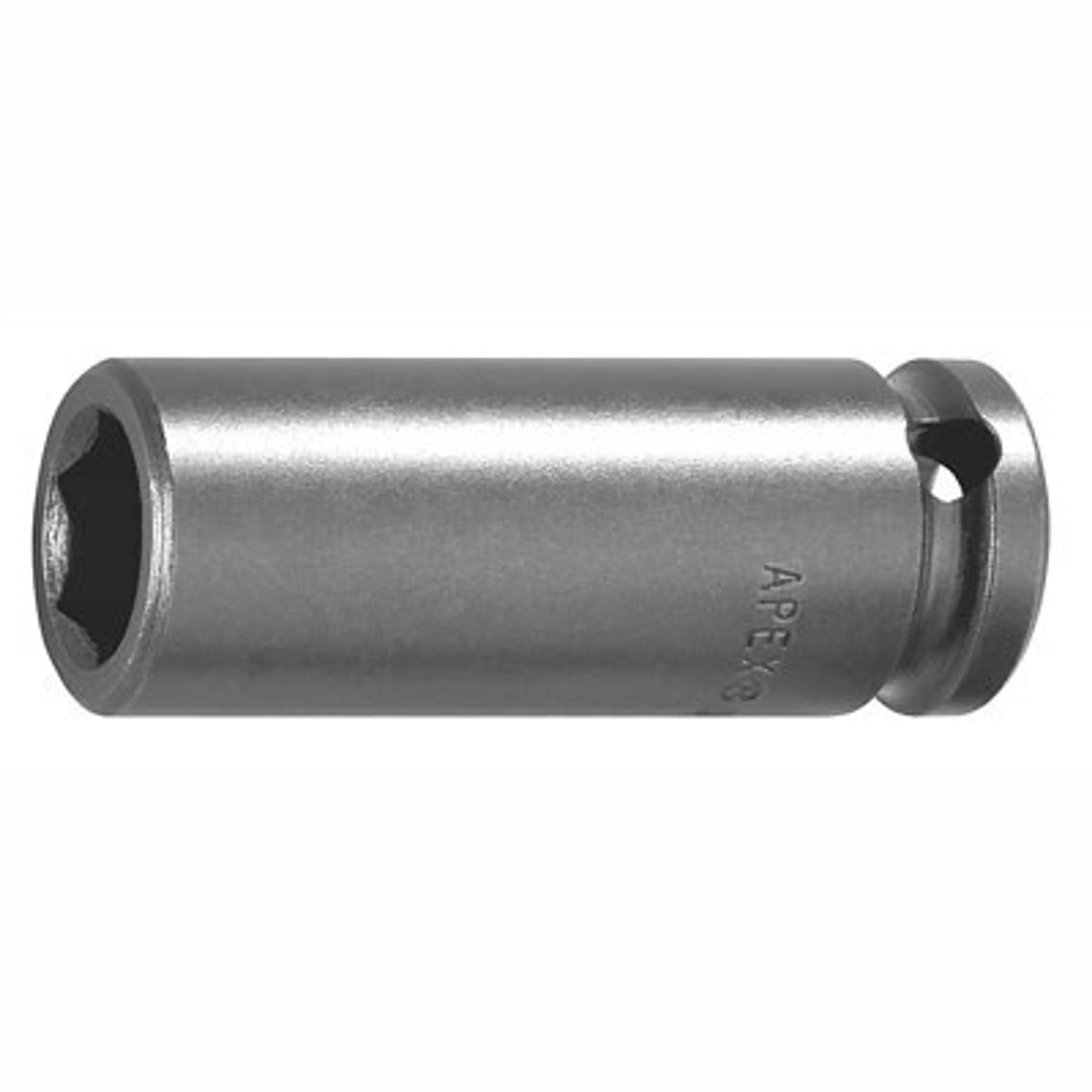 MB-3512 | 3/8'' Sq. Long Impact Socket, 3/8'', Bolt Clearance, SAE, thin wall
