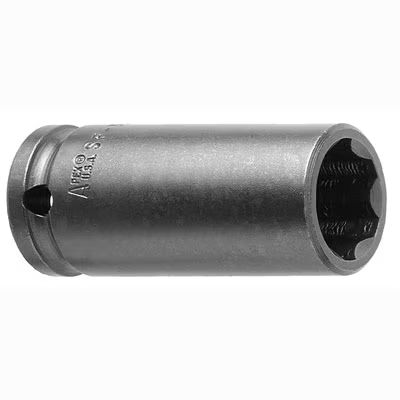 FL-5218 | 1/2'' Sq. Long Impact Socket, 9/16'', Fast lead, SAE image 1