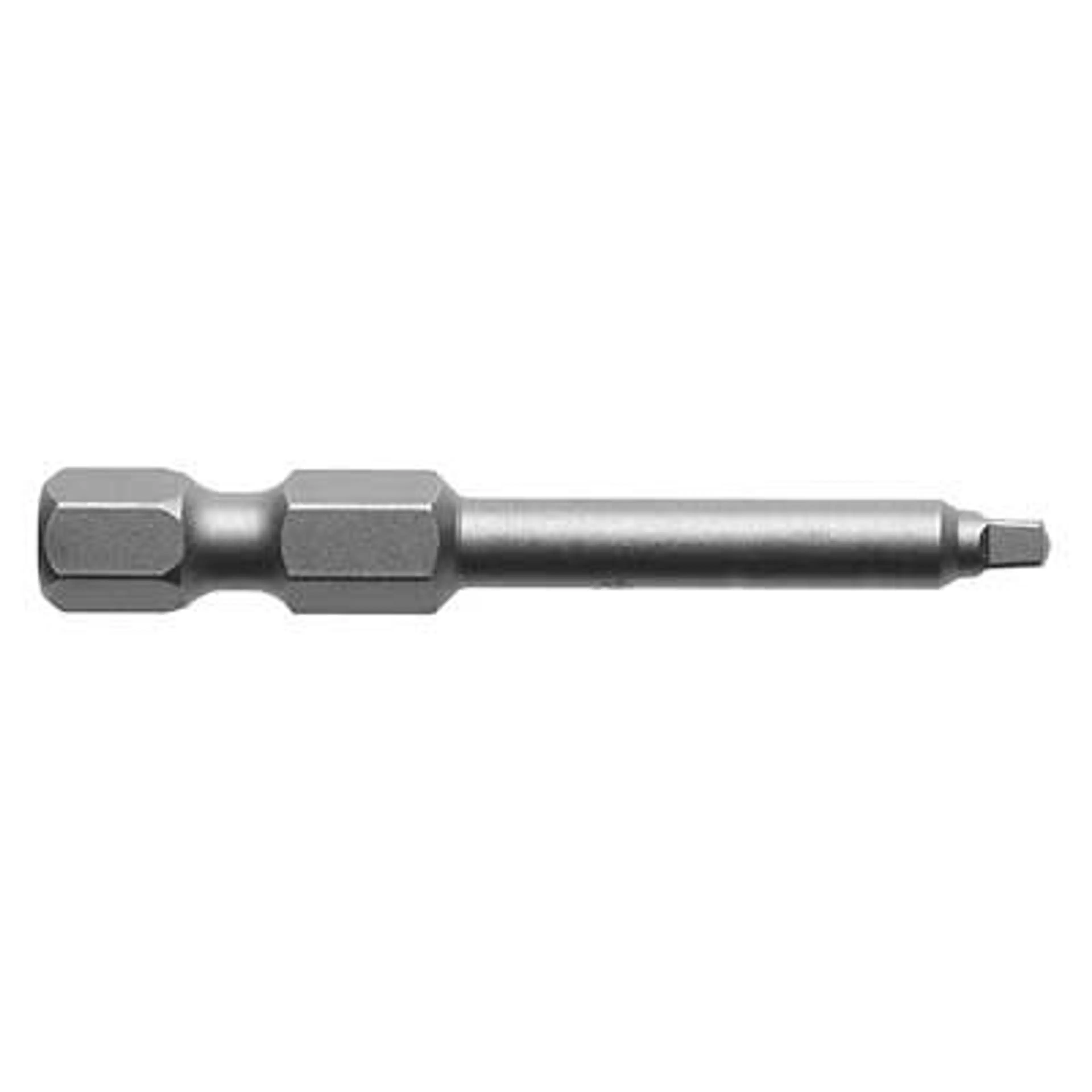 1953-1X | 1/4 in. Square Recess Power Drive, turned body, #1, 3/32 in. nominal, 3 1/2 in.