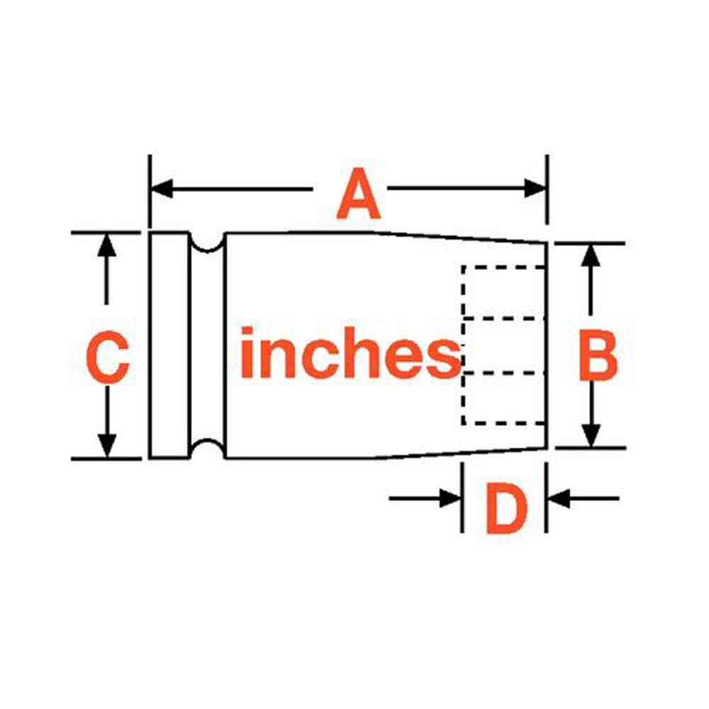 VC-859-10MM | 3/8 fmale sq drv 10mm fm image 1