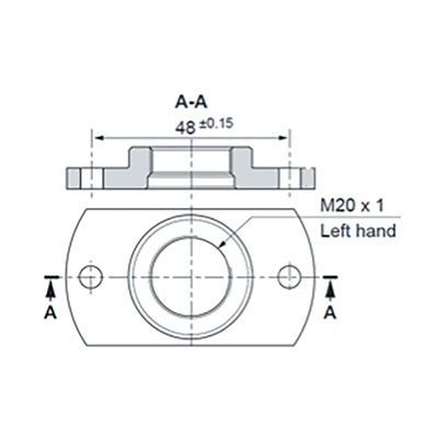 4430 0186 80 | FLANGE image 1