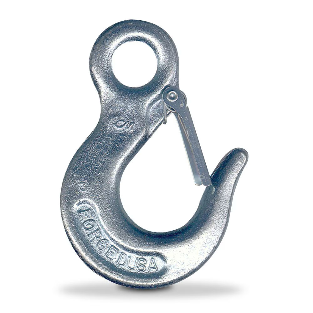 75343 | EYE SLIP HOOK W/LTCH 3/8 G4 ZP PKG 50/BOX image 1