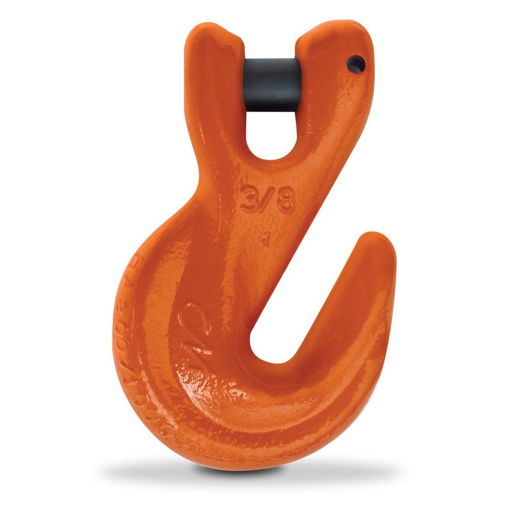 659235 | HOOK-CLEVLOK GRAB 3/8-HA G80 ORANGE CRADLE-LESS'' image 1