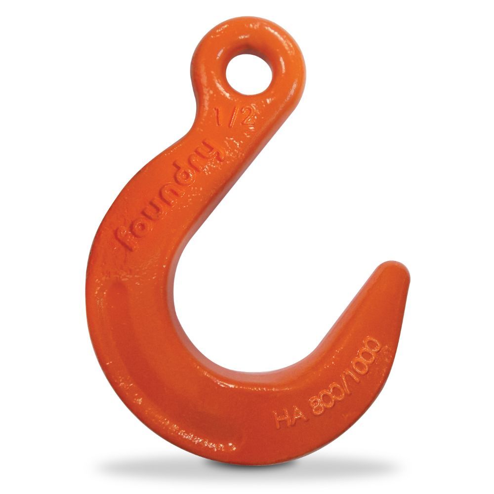 474802 | HOOK EYE FOUNDRY 3/4 G80/100 PAINTED ORANGE image 1