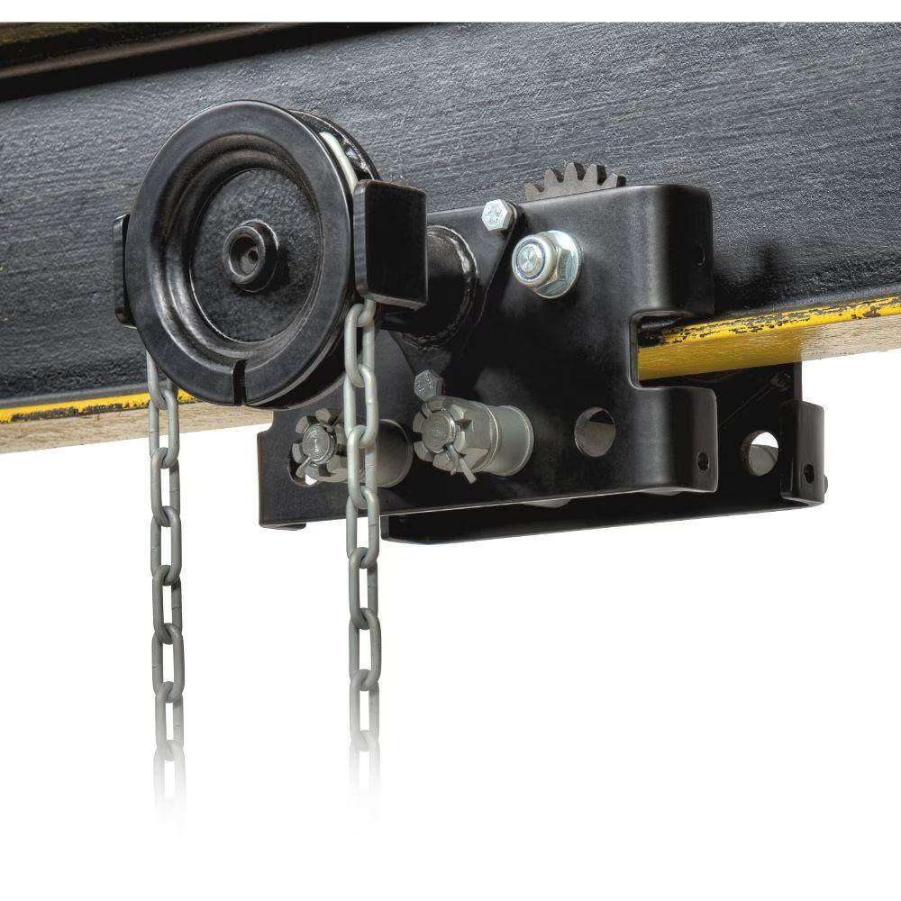 UT2G | Universal Trolley, 2 Ton, Geared, with Clevis for Hook-Mounted Hoist image 1