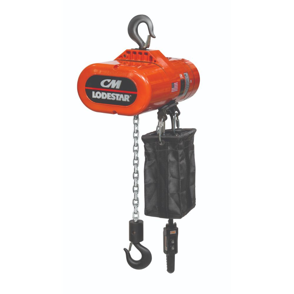 4265S1 | Electric Chain Hoist, 2 Ton, 20' Lift, 16 FPM, 230/460-3-60 image 1