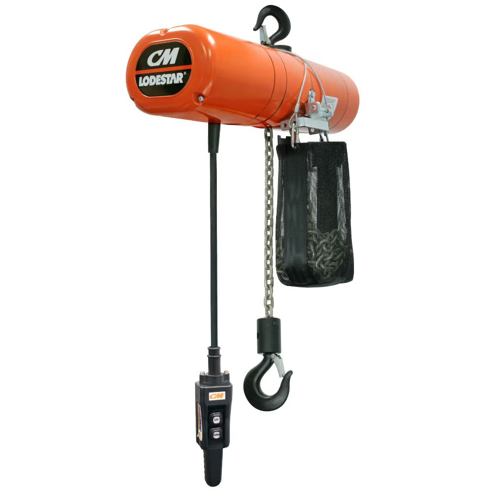 2755NH | Electric Chain Hoist, 1/2 Ton, 10' Lift, 16 FPM, 230/460-3-60 image 1