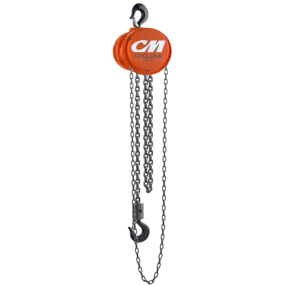 4735 | Cyclone Hand Chain Hoist, 1-1/2T, 20' Lift image 1