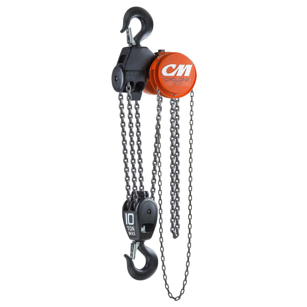 4741 | Cyclone Hand Chain Hoist, 10T, 20' Lift image 1