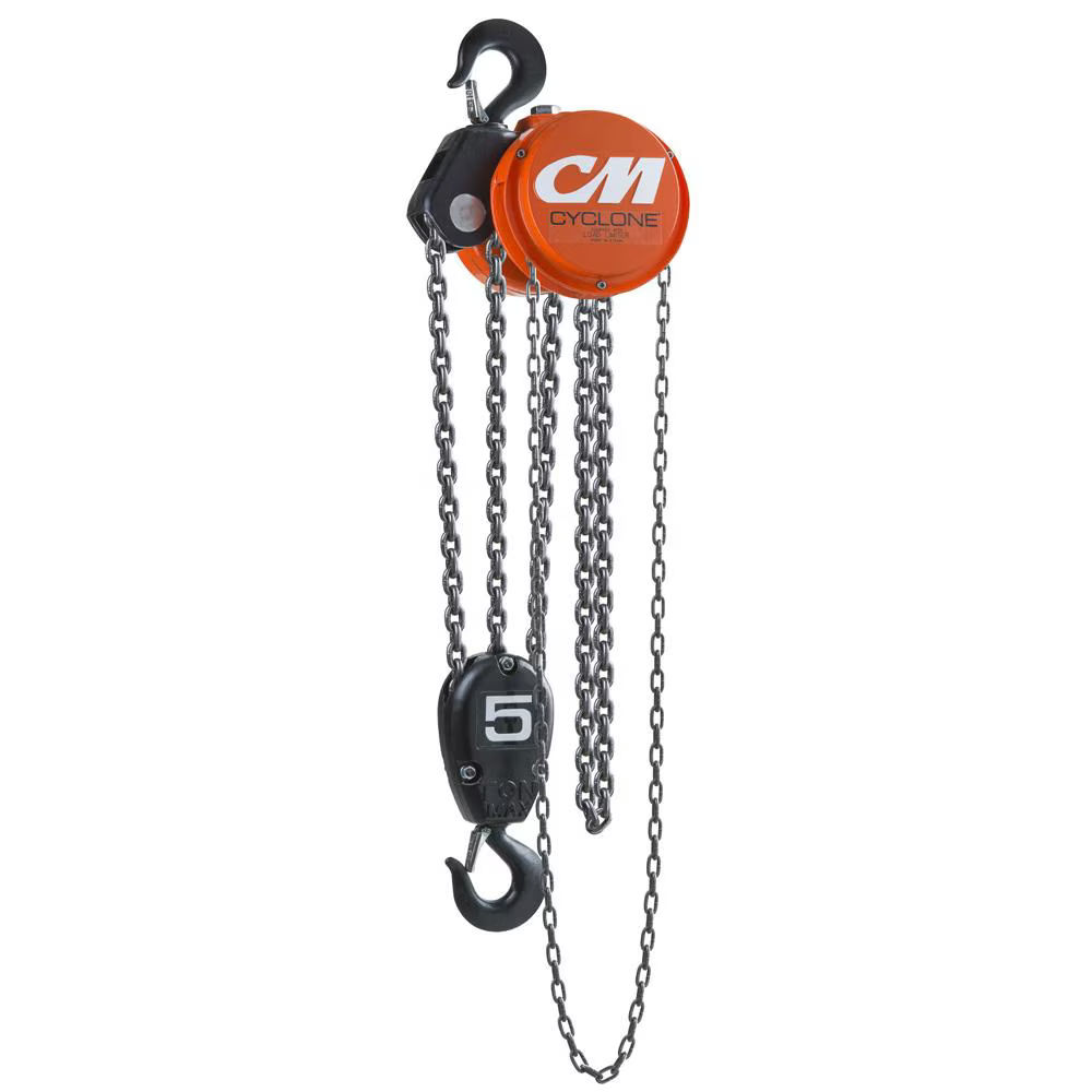 4629 | Cyclone Hand Chain Hoist, 5T, 10' Lift image 1