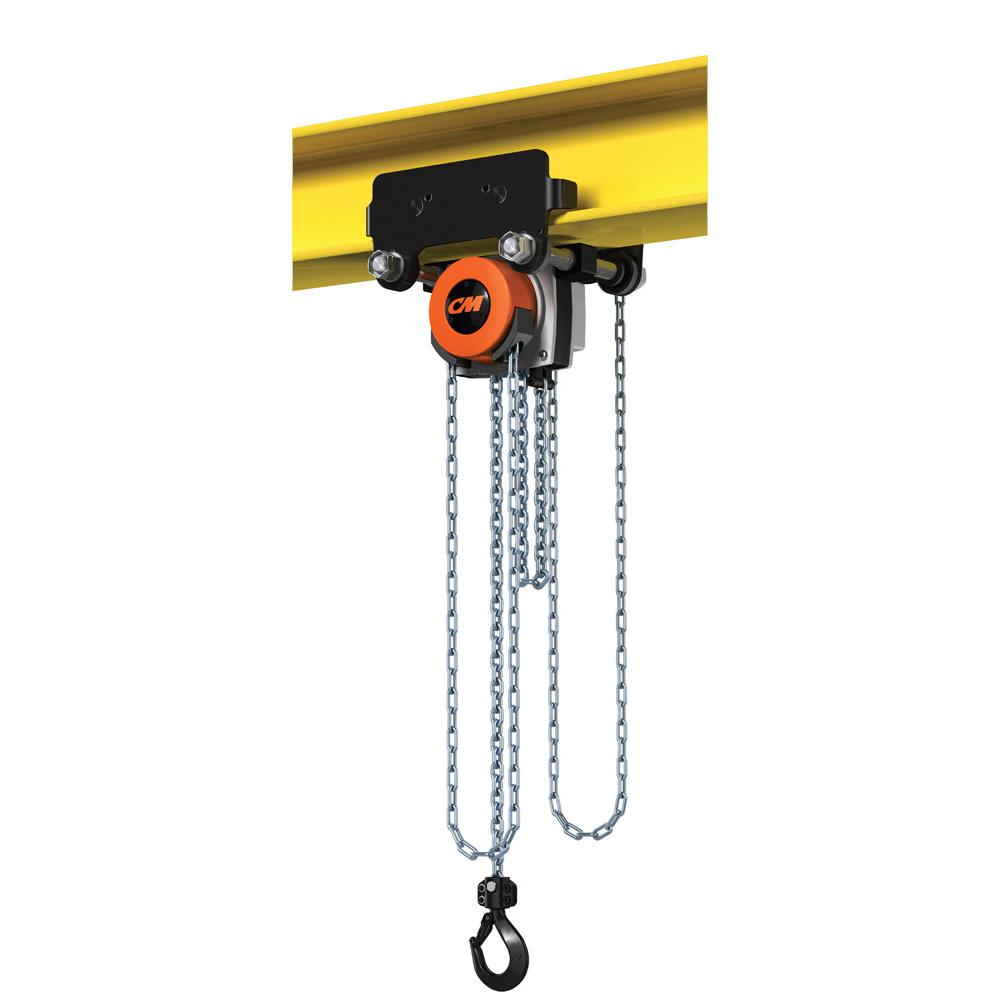 HU1000GA10 | Hurricane 360 Hand Chain Hoist with Army-Type Integrated Geared Trolley, 1T, 10' Lift image 1