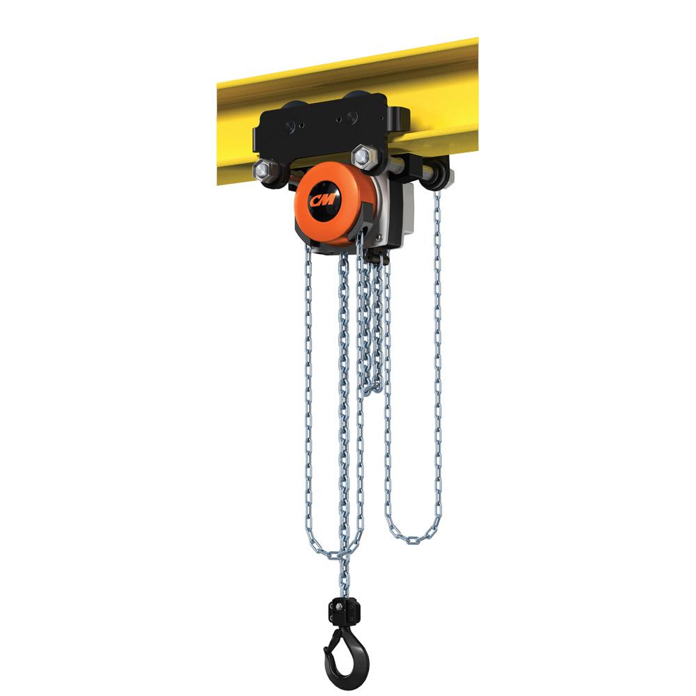 HU2000GA30 | Hurricane 360 Hand Chain Hoist with Army-Type Integrated Geared Trolley, 2T, 30' Lift image 1