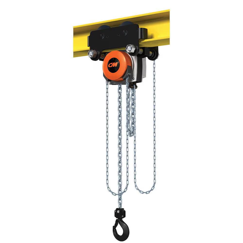 HU3000GA20 | Hurricane 360 Hand Chain Hoist with Army-Type Integrated Geared Trolley, 3T, 20' Lift image 1