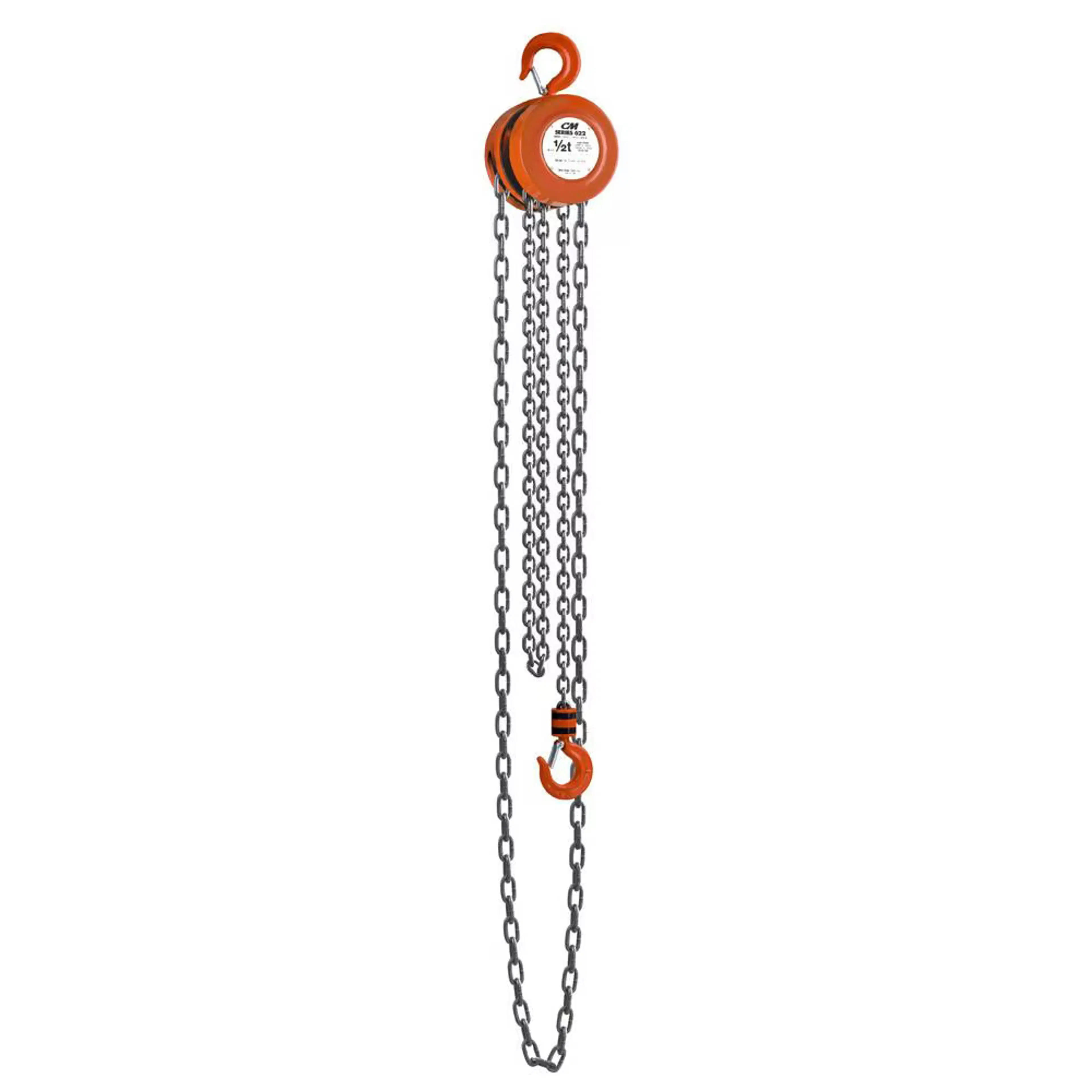 2255A | Series 622 Hand Chain Hoist, 1/2T, 10' Lift